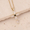 Gold Plated Cross Pendant Necklace