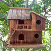 Creative Handmade Wooden BirdHouse Bird Nest Bird Feeder