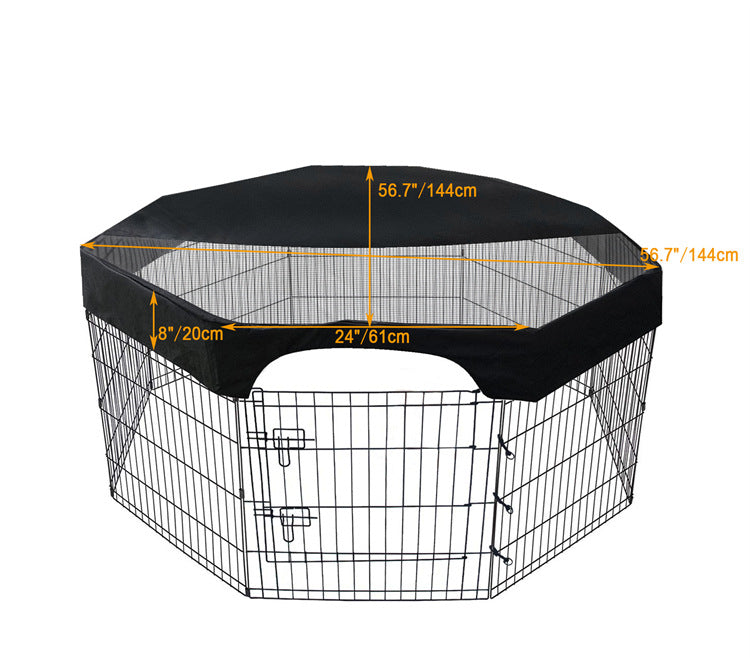 Eight-sided Pet Fence Top Cover Four Seasons Universal Dog