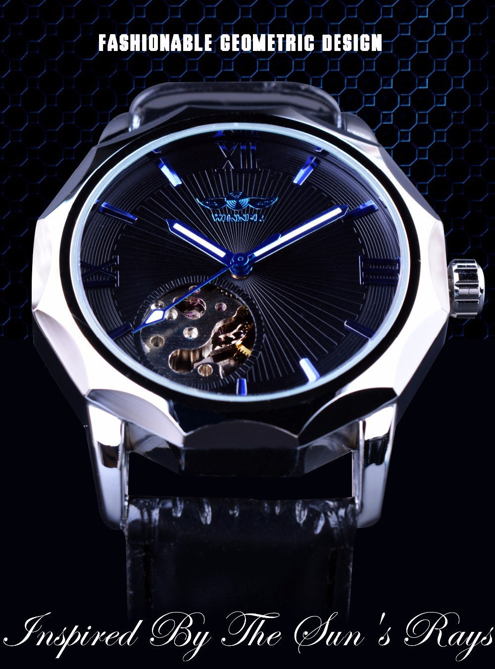 A factory selling hot money, WINNER authentic mechanical watches, men's mechanical watches