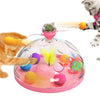 Meows Windmill Funny Cat Toys Interactive Multifunctional Turntable Pet Educational Toys With Catnip Luminous Ball Pinwheel Toys Pet Products