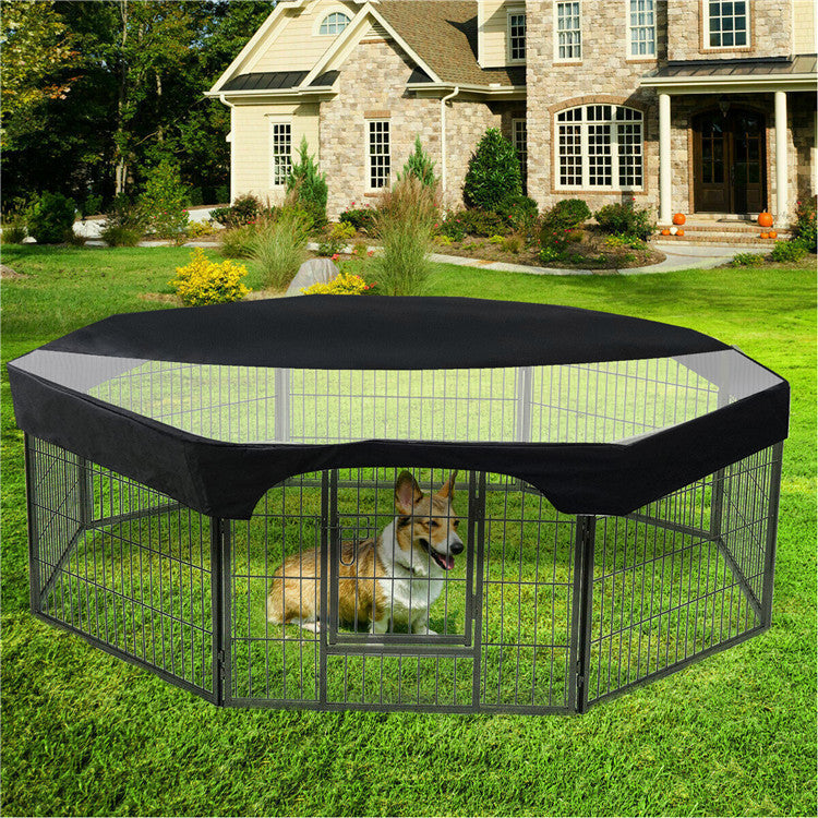 Eight-sided Pet Fence Top Cover Four Seasons Universal Dog