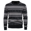 Spliced Cotton Men's Sweater