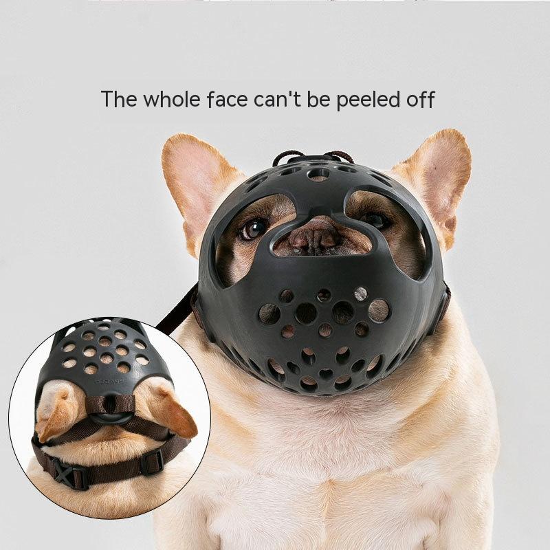 Dog Soft Rubber Mouth Cover Anti-bite Mask Pet Supplies