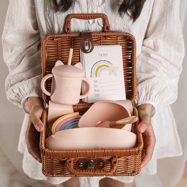 Baby Feeding Tableware Box Set