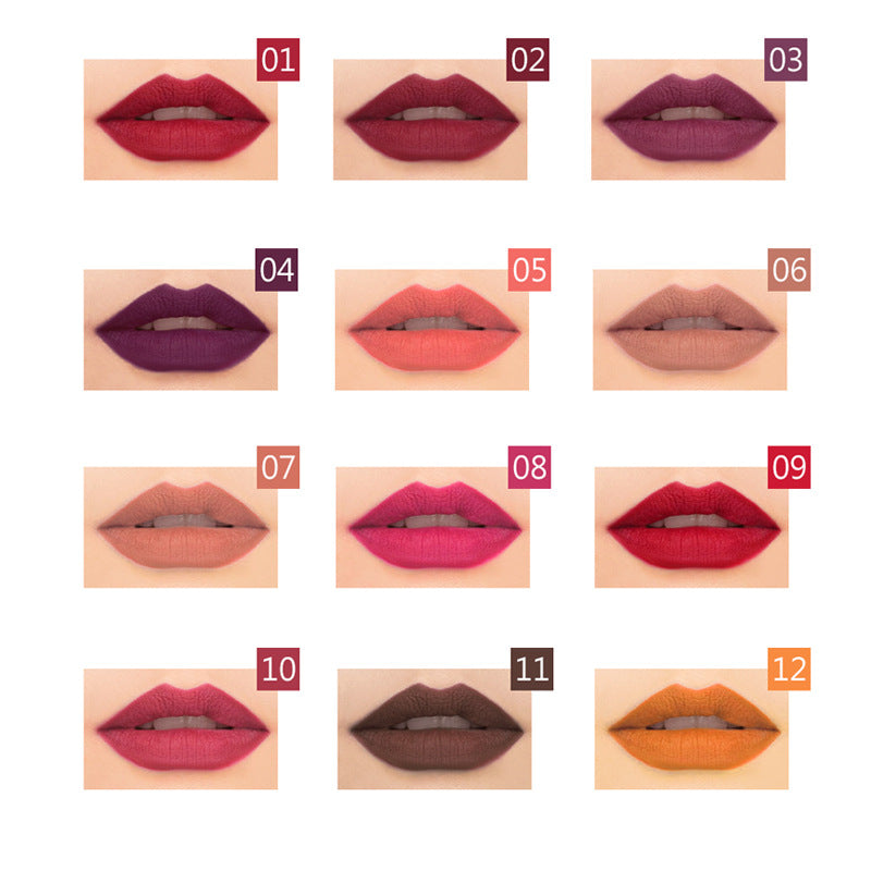 12 Colors Lip Liner Pencil