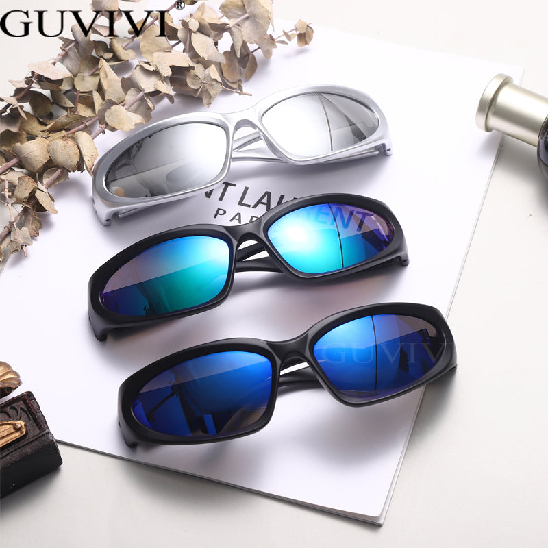 New Y2K Retro UV400 Windproof  Sport Sunglasses